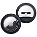 elago Pad in Silicone Compatibile con Supporto Apple AirTag Case con Adesivi (confezione da 2) - Portafogli, Cani, Biciclette - Pad Riutilizzabile, Dispositivo di Localizzazione non Incluso (Nero)