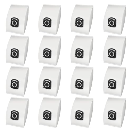 Lot de 16 Sacs à Poussière Compatibles pour Rowenta Hygiène+, pour Aspirateurs Traîneaux Compact Power, Power XXL, Silence Force, Remplacement ZR200520 ZR200720