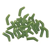 30 Manchons Hameçon Carpe – Aligneurs De Ligne En Caoutchouc – 1,1x0,16x0,25 Cm – Remplacement Thermorétractable