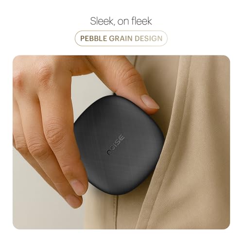 Image of Noise Buds E1 in-Ear Truly Wireless Earbuds with Pebble Grain Design, 35H of Playtime, Quad mic ENC,10mm Driver, Low Latency, BT v5.3 (Dune Beige)
