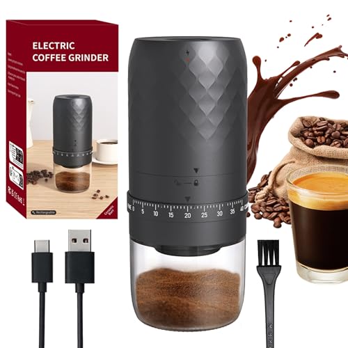 Rechargeable Electric Burr Coffee Grinder