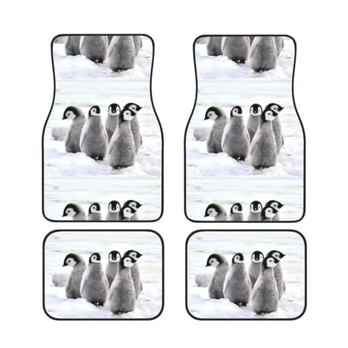 Alfombrillas de coche de pingüino Emperador ideales para proteger el suelo en viajes familiares