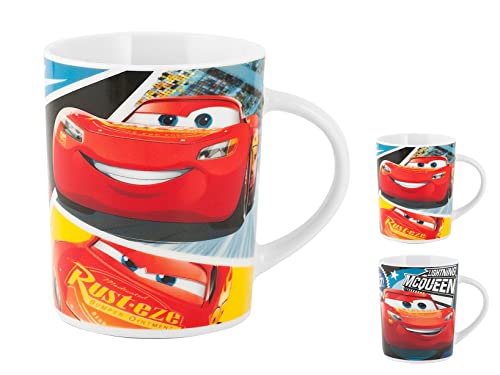 Home Disney Cars 3 Mug, Porcelaine, Rouge