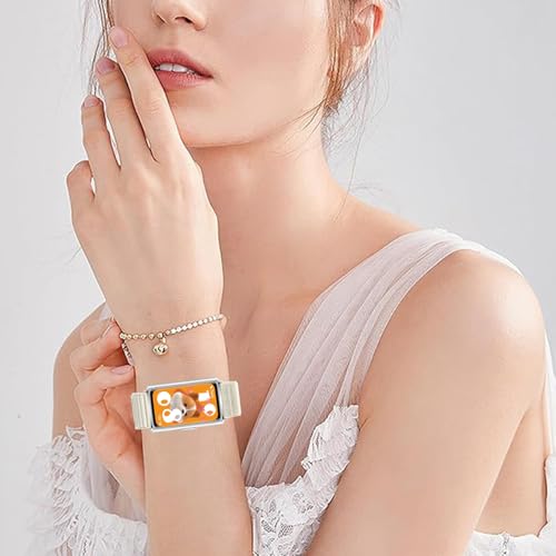 Issinlky Nylonowy pasek kompatybilny z Huawei Band 11/11 Pro, elastyczny pasek sportowy do Huawei Band 11/11 Pro dla kobiet i mężczyzn