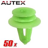 PartsSquare 50pcs Fender Liner Fastener Rivet Push Clips Retainer Replacement For Mercedes-Benz