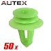 PartsSquare 50pcs Fender Liner Fastener Rivet Push Clips Retainer Replacement For Mercedes-Benz