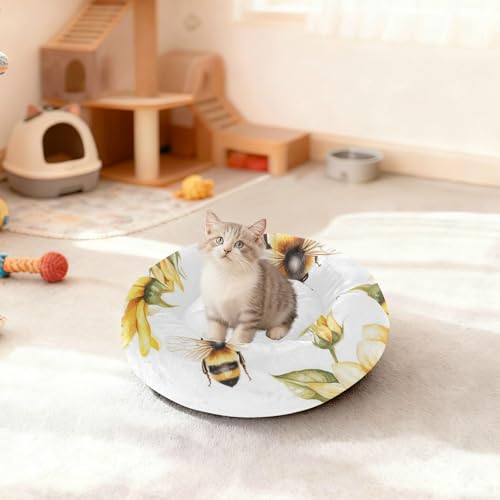 Lit chaud pour chat et chaton panier moelleux isolant - 4