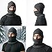 Warm Acrylic Fibre Skull Cap Neck Gaiter Set for Skiing Hiking Outdoor Activity Enthusiasts Men Winter Fashion Accessory Warm