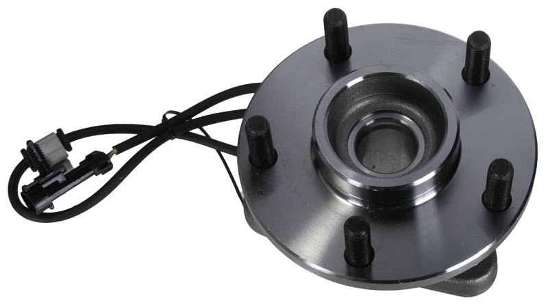 Image of TRQ 2 Piece Front Wheel Bearing & Hub Assembly Set Compatible with 1998-2005 Chevrolet Blazer 1998-2001 GMC Jimmy