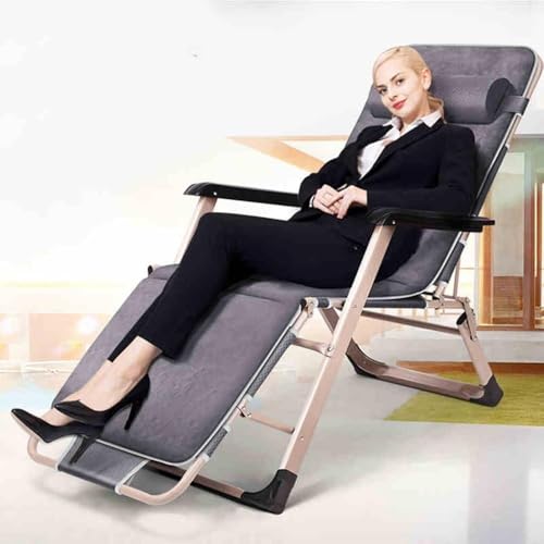 Chaise Longue Pliante Gravity Réglable avec Grand Coussin - 3