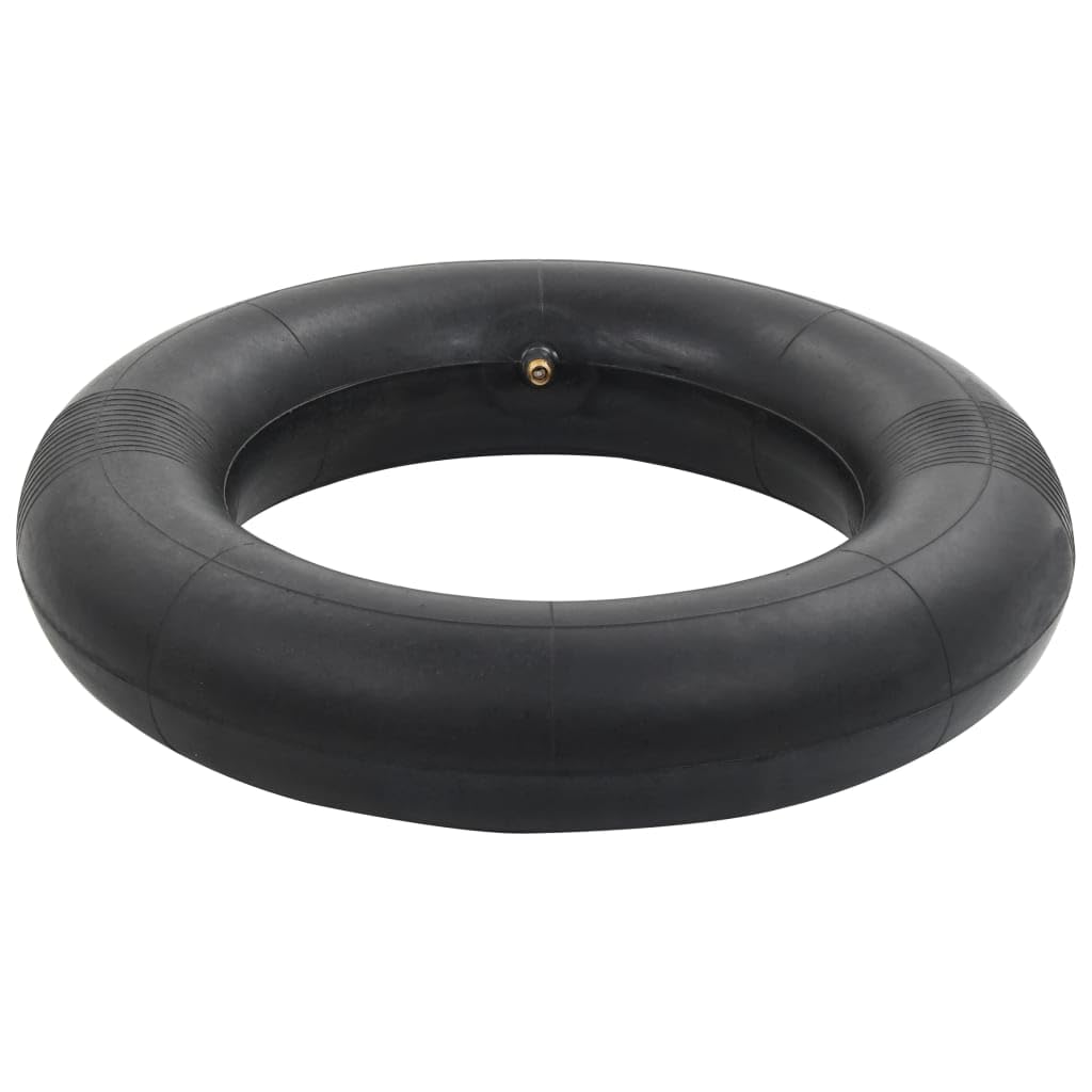 Set di 2 pneumatici per carriola 3.50-8 4PR con camera d'aria, robuste ruote di ricambio per carriola, carrello da trasporto e carrello, diametro 36 cm, portata 120 kg