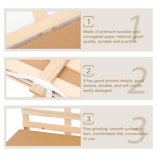 Clips en bois pour herbier GALPADA avec support synthétique facile à ranger - 3