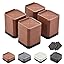 Square-4 Pack-brown