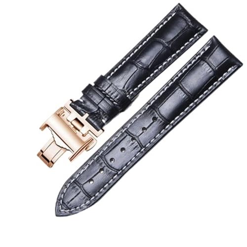Bracelet Longines Master Collection en cuir de vache véritable agate 21mm