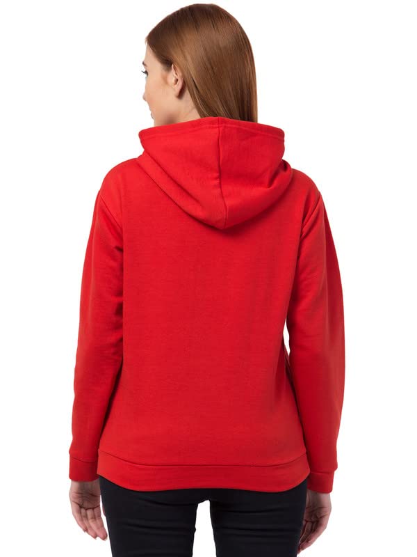 Image of Women's Fleece Plain Hoodie