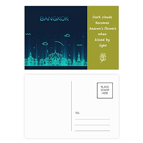 Cartes postales Thaïlande DIYthinker lot de 20 pour un cadeau de remerciement
