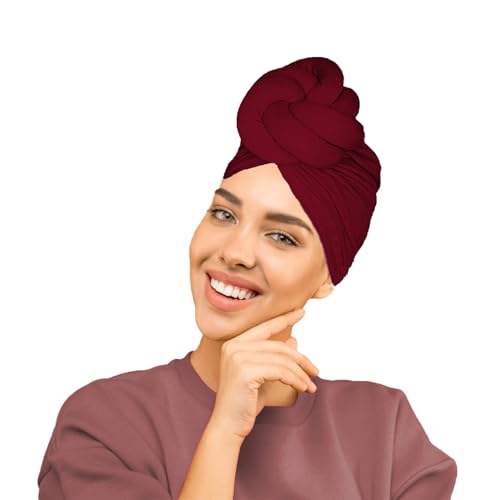 LVBGQVL Women Turbans and Head Wraps, Women African Turban Flower Knot...
