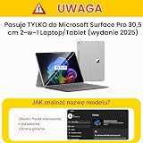 Fintie Etui do Microsoft Surface Pro 12 cali (2025), szare