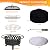 UDPATIO Fire Pit for Outside 30 Inch with Cover & Mat Outdoor Wood Burning Firepit Large Steel Firepit Bowl with Removable Cooking Swivel BBQ Grill