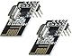 2pcs NRF24L01 2.4GHz Wireless Transceiver Module for Arduino Microcontroller | 2 Stück NRF24L01 2,4 GHz Wireless Modul für Arduino, ESP8266, Raspberry Pi, etc.