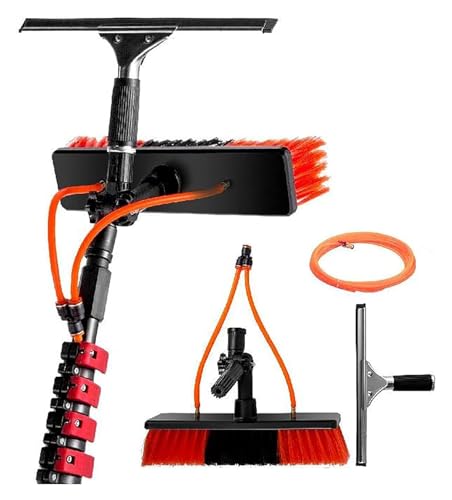 Brosse télescopique toiture en aluminium de 3.6m pour panneaux et vitrages solaires