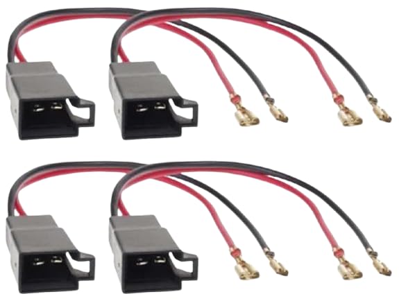 IPNOSIS Kit de 4 altavoces IP-01165 para Audi A3 de 2004 a 2012, a4 de 2001 a 2008, A4 B6 y B7 Avant de 2001 a 2008, con 2 soportes delanteros ori, 2 altavoces traseros y 4