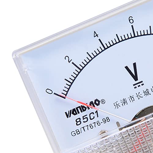 Image of uxcell DC 0-10V Analog Panel Voltage Gauge Volt Meter 85C1 1.5% Error Margin