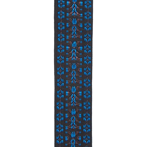 Planet Waves 50G05 Sangle de guitare tissée Hootenanny Bleu/Noir - Les Beatles, Paul McCartney, John Lennon, RIngo Starr, George Harrison Planet Waves 50G05 Sangle de guitare tissée Hootenanny Bleu/Noir – Image 3