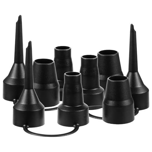 3 Pack Air Pump Nozzles 3 Size Inflatable Pumps Nozzle Head Plastic Pump Nozzles Replacement Nozzle for Partial Air Bed, Mattress Accessories