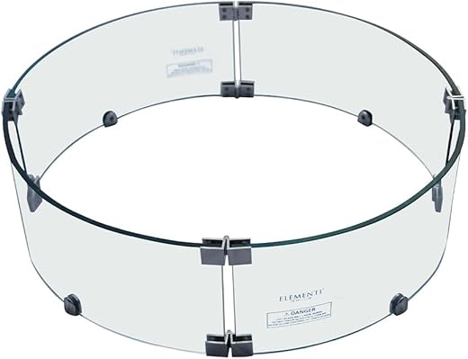 Best round wind guard for fire table elementi