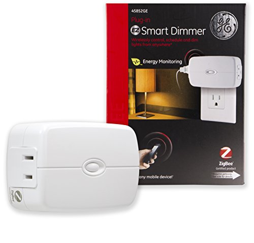 GE Zigbee Smart Dimmer Plug-In, 2-Outlet Lighting Control, No Wiring Required, Works Directly