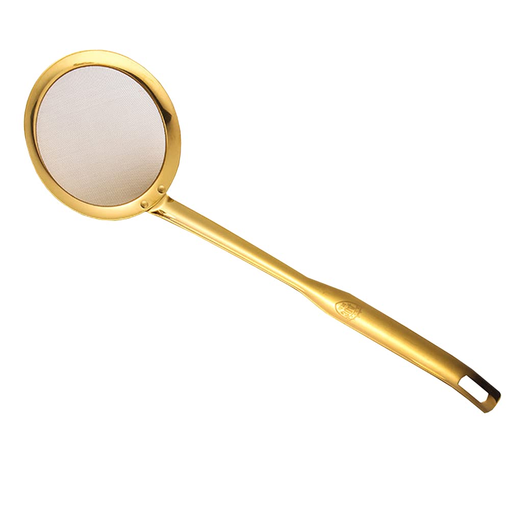 AIYoo Skimmer Spoon 3 Pack 3 Size, 304 Stainless Steel Fine Mesh Strainer for Skimming Grease and Foam, Food Kitchen Cooking Fat Oil Filter Skimmer