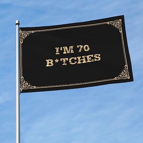 ʔ̕tbO I'M 70 B*Tches  vC[ CfB[[(J[:J[ATCY:152X244CM)