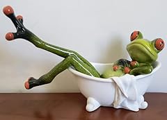 Frog Lying in Bathtub