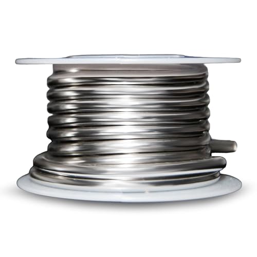 Image of AIM Lead-Free Plumbing Solder, Silver Bearing, 0.125inch dia, 1 /4 Lb Spool