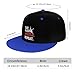 NMNRRPTLS Eat Sleep Wrestle Repeat Flat Brim Hat Child Fashion Hip Hop Style Contrast Color Snapback Hat Blue