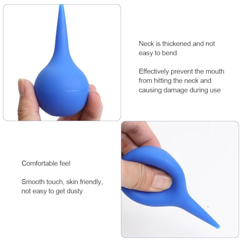 1 Stück Ohrenspritze Ohrspülung 30ml Ohrendusche Ball, Ohrenschmalz Entferner, Ohrenreiniger, Ohrendusche, Quetsch Gummiball sanfte Ohrendusche, Wiederverwendbarer Ohrreiniger, Ohrspülung, Blau