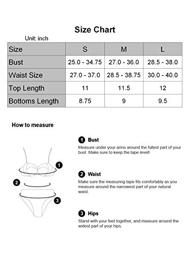 Verdusa Women's Sexy Triangle Bathing Two Pieces Swimsuit Bikini Set Red M #TOP5