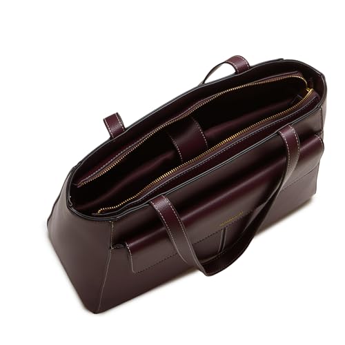 Image of Miraggio Milenna 14 Inch Laptop Tote Bag With Padded Laptop Compartment | Office Tote Bag For Women | Big Totes For Work & Travel With Functional Pockets