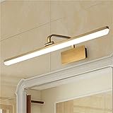 SUSUO Adjustable Bathroom Vanity Light with Swivel Lamp Head,Long Shade Makeup Light LED Neutral...