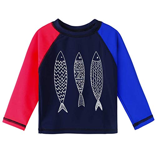 Image of XFGIRLS Baby Boys Swimsuit Toddler Sunsuit UPF 50+ Sun Protection One Piece Beach