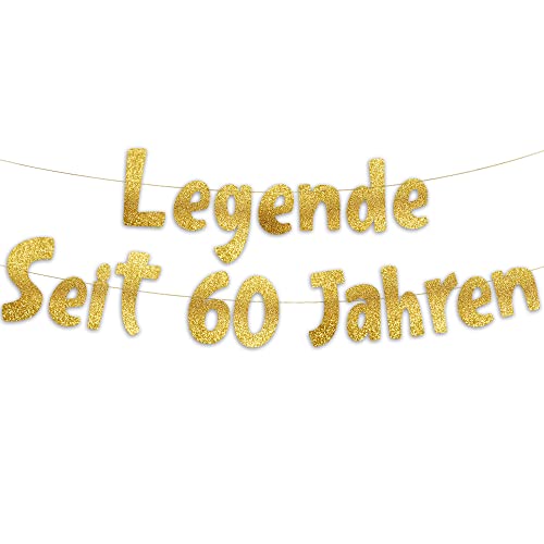 15. Geburtstag Deko Set - Goldene 'Legende Seit 15 Jahren' Girlande Mit Wirbeln