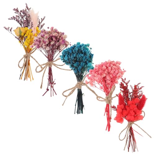 5pcs Mini Ramos de Flores Secas para Decoración miniatura 1