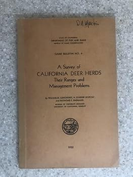 Paperback A Survey of California Deer Herds: Their Ranges and Management Problems Book