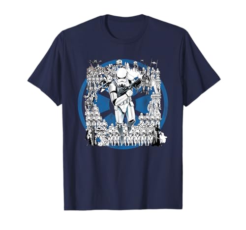 Image of Star Wars Stormtrooper Army Galactic Empire Poster T-Shirt
