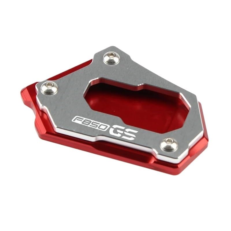 Plaque de support agrandie pour béquille de moto F750GS évitant les chutes