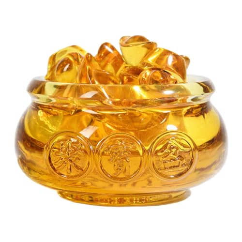 Cornucopia Feng Shui vintage avec petit lingot d'or pour décoration de table de Noël - 2