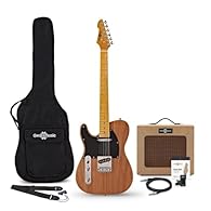 Everything a budding guitarist needs! Playing is easy thanks to the comfortable neck and lightweight body Tweed amp offers a 3-band EQ plus headphone output for quiet practice Includes spare strings, gig bag, picks, strap, cable and guitar tuner