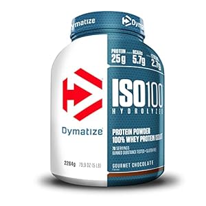 Dymatize ISO 100 Hydrolyzed Gourmet Chocolate 100 2264g – Whey Protein Hydrolysat + Isolat Powder