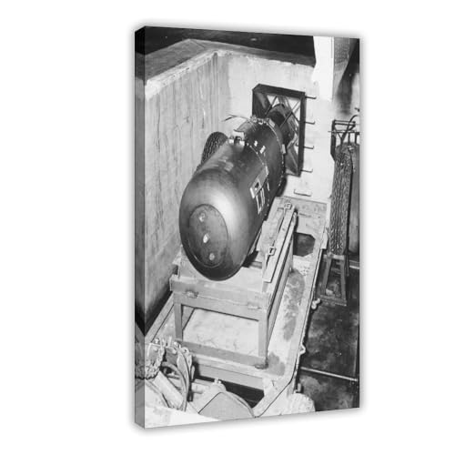 Bombe atomique Hiroshima tableau Manhattan Project art mural Seconde Guerre